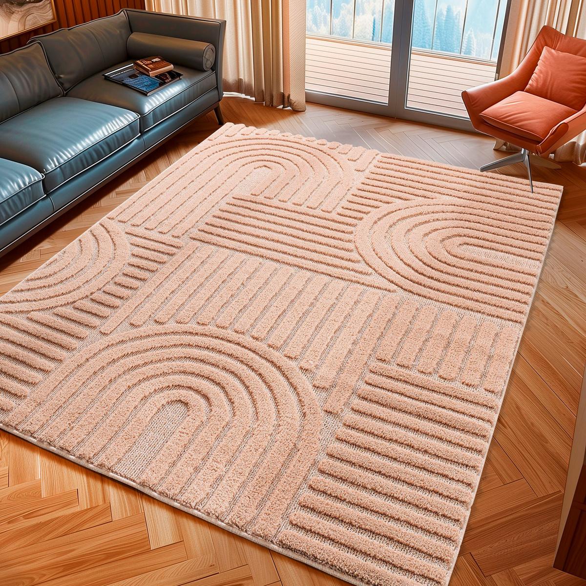 Läufer Art Rosa ca. 80x250cm - Rosa, Basics, Textil (80/250cm) - Novel