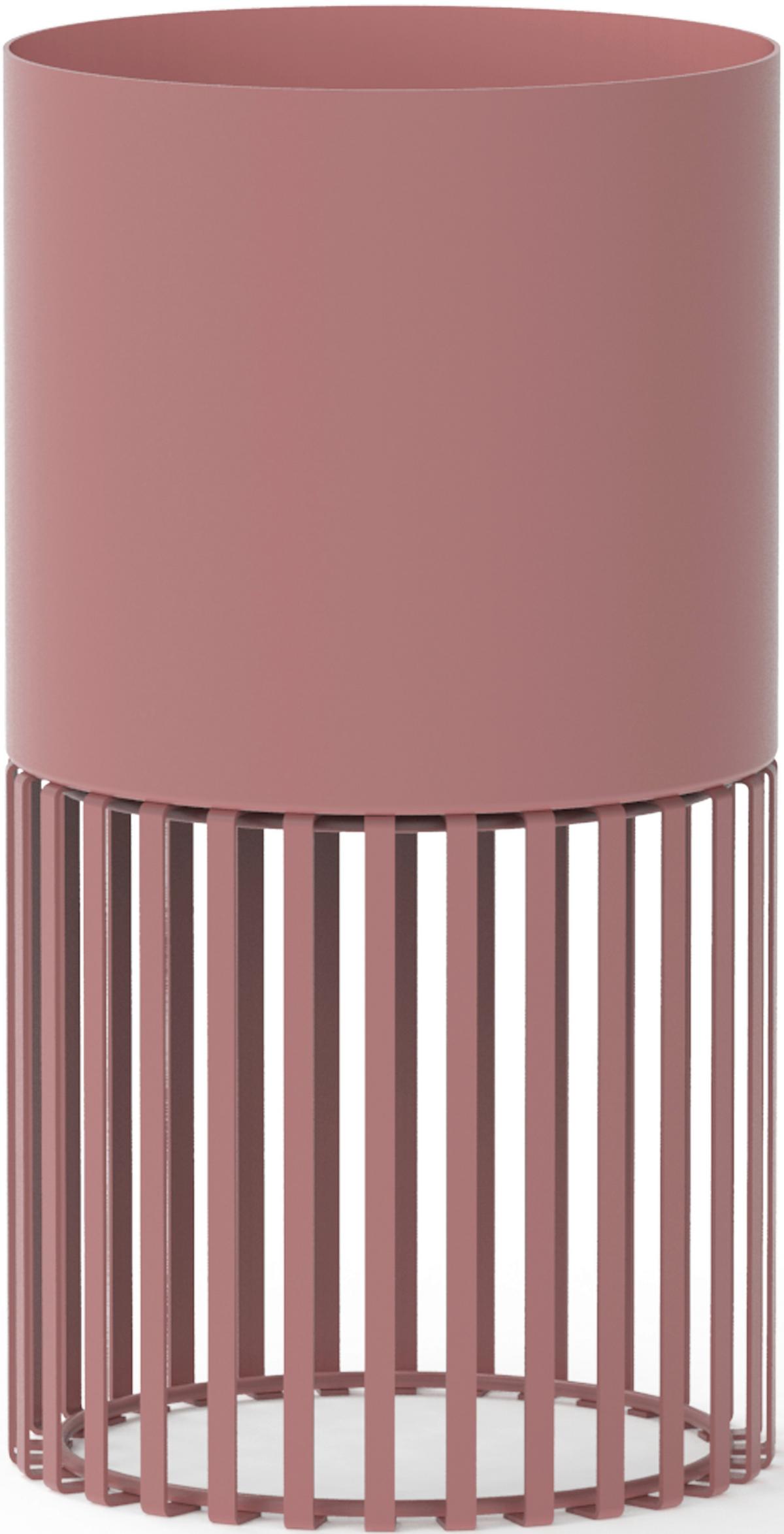 Ghiveci Ella cca. 13x24 cm - roz antic, metal (13/24cm) - Mömax