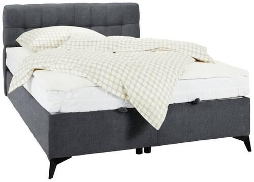Box Krevet Magic - crna/taupe, Konvencionalno, drvni materijal/tekstil (140/200cm) - Modern Living