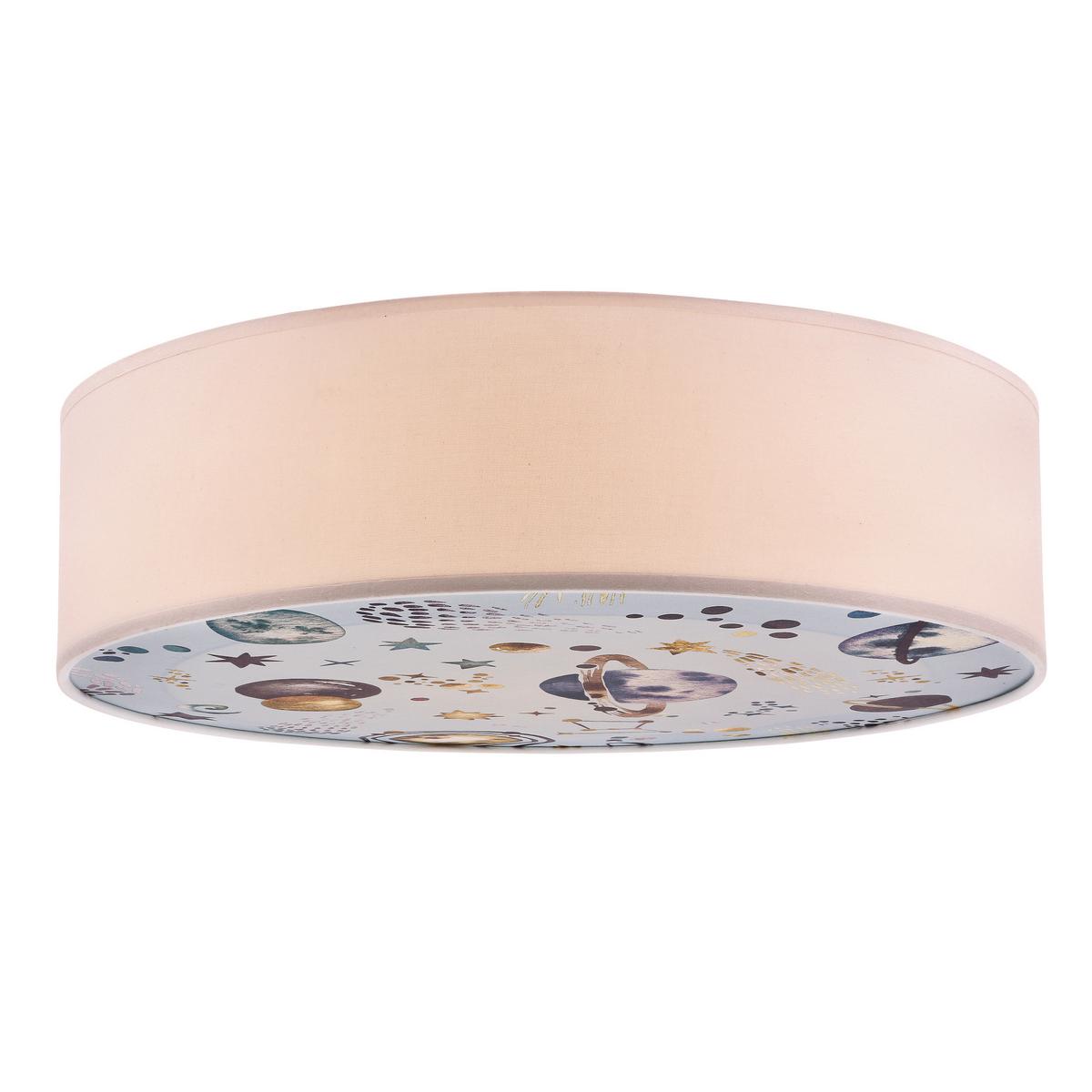 Dječja Stropna Svjetiljka 31-38852 Kiddy Weltraum - bijela/višebojno, Konvencionalno, metal/plastika (38/38/14cm)
