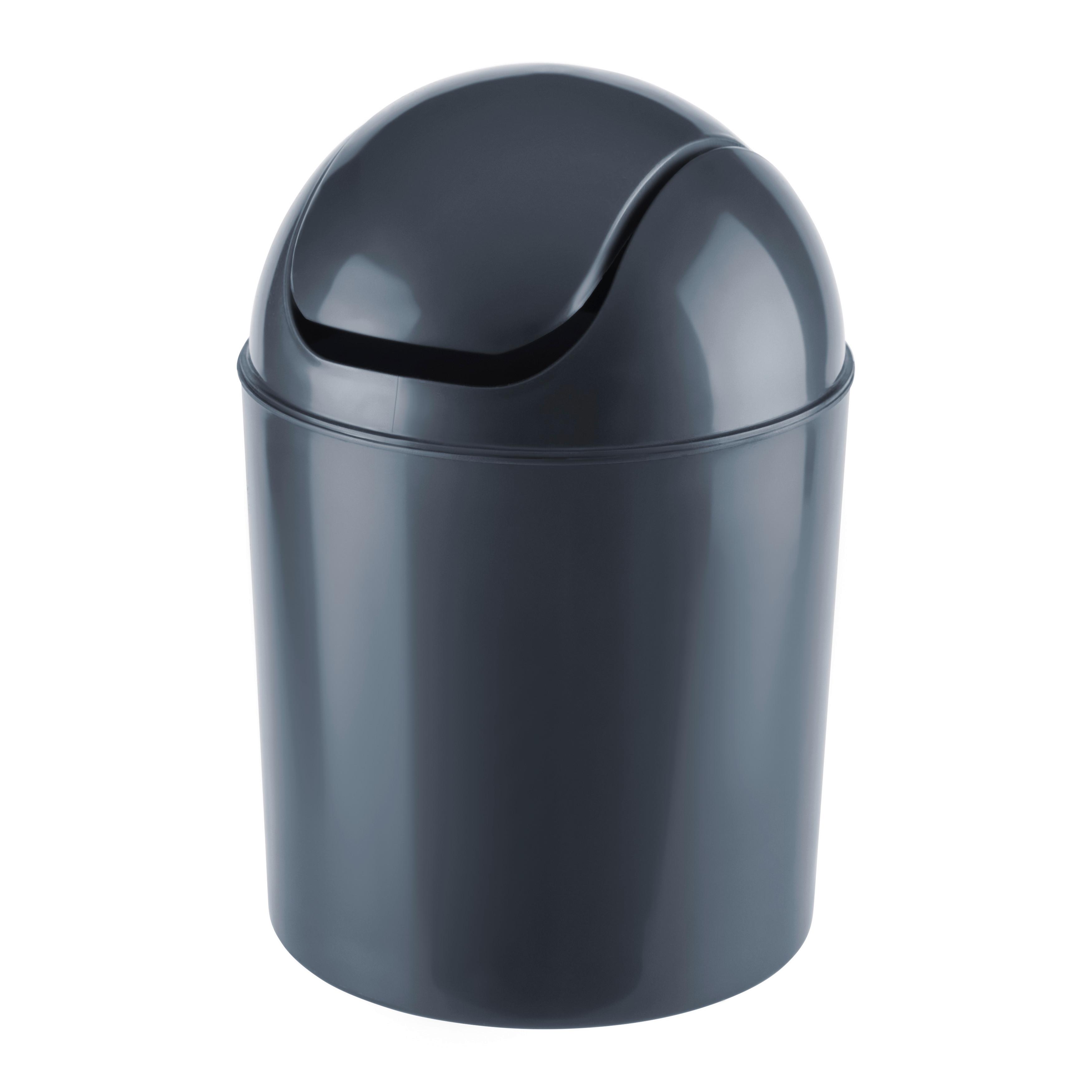 Tischabfalleimer Manuela Anthrazit ca. 1,7 l - Anthrazit, KONVENTIONELL, Kunststoff (13,5/20cm) - Based