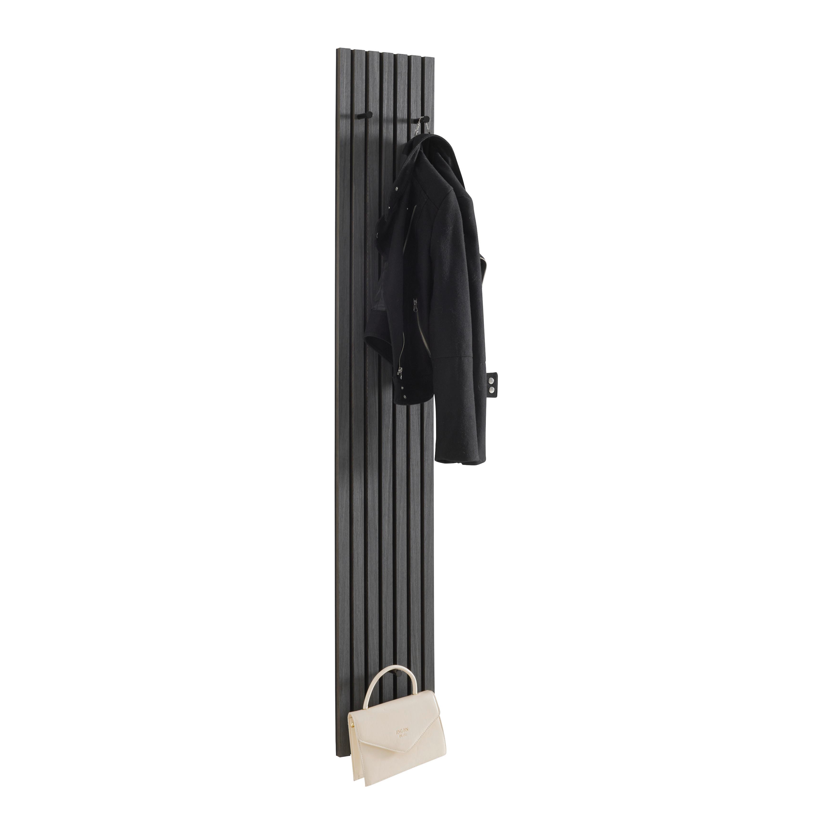 HALLPANEL GRACE -SB- - grå, Modern, metall/trämaterial (25/160/7,5cm) - Mömax