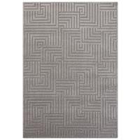 Hochflorteppich Manipu Grau ca. 80x150cm - Grau, Basics, Kunststoff (80/150cm)