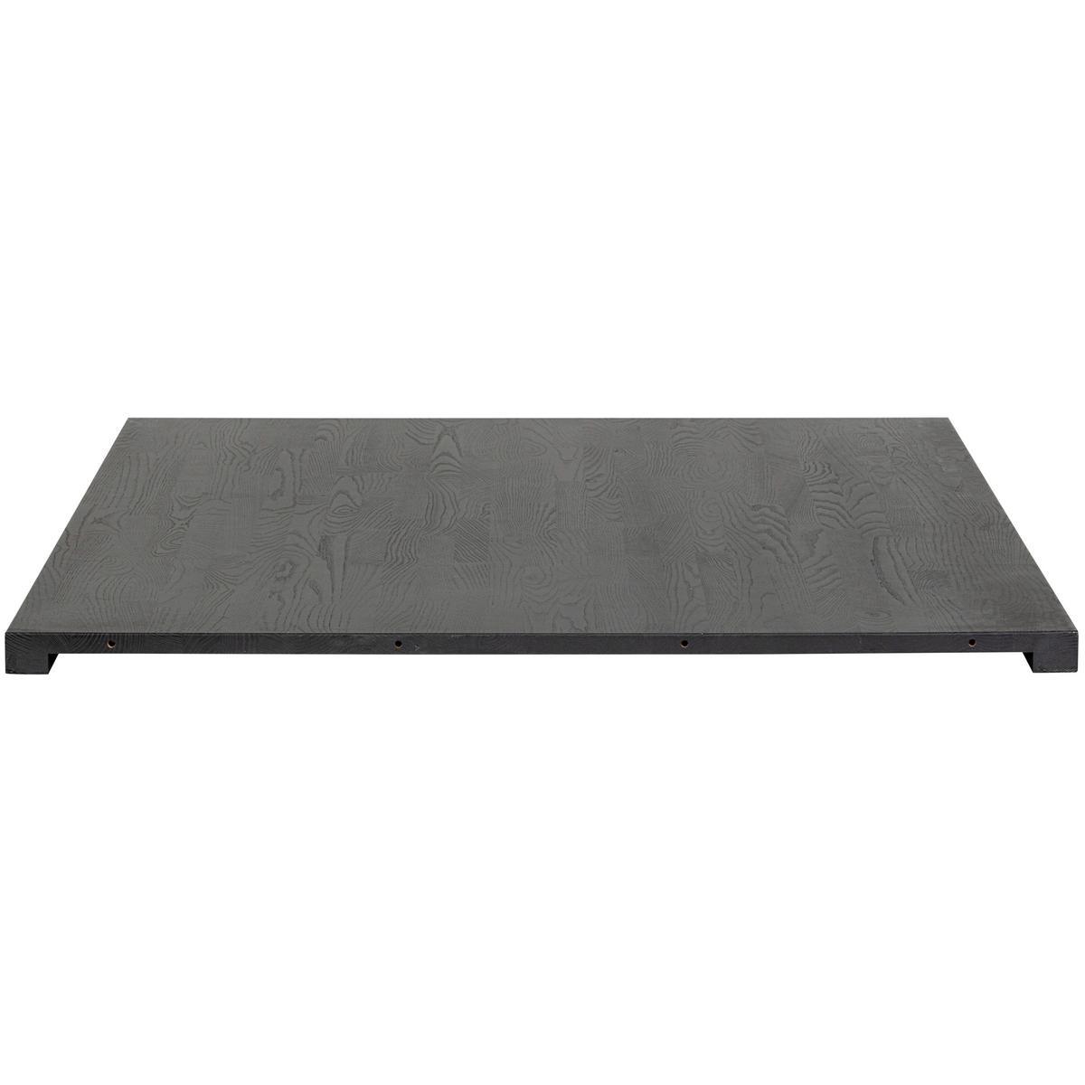 EINLEGEPLATTE Tablo Lungo Schwarz L: 150cm - Schwarz, MODERN, Holz (150/120/5cm) - Livetastic