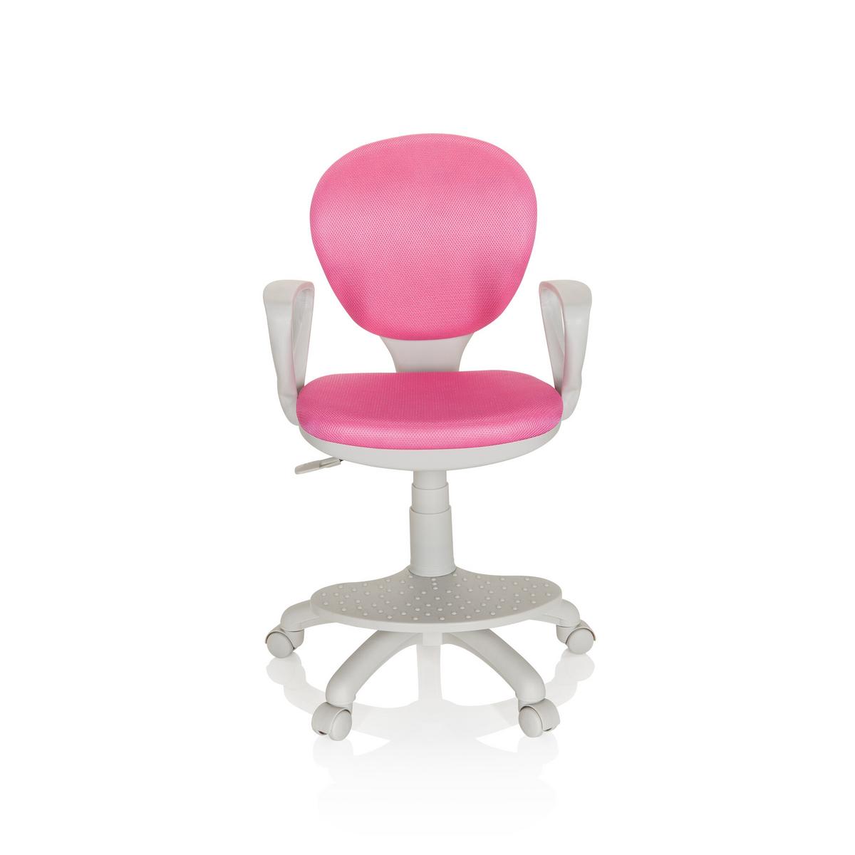 Otroški Vrtljivi Stol Colour, Roza, Siva - pink/siva, Basics, umetna masa (53/83-95/51cm) - MID.YOU