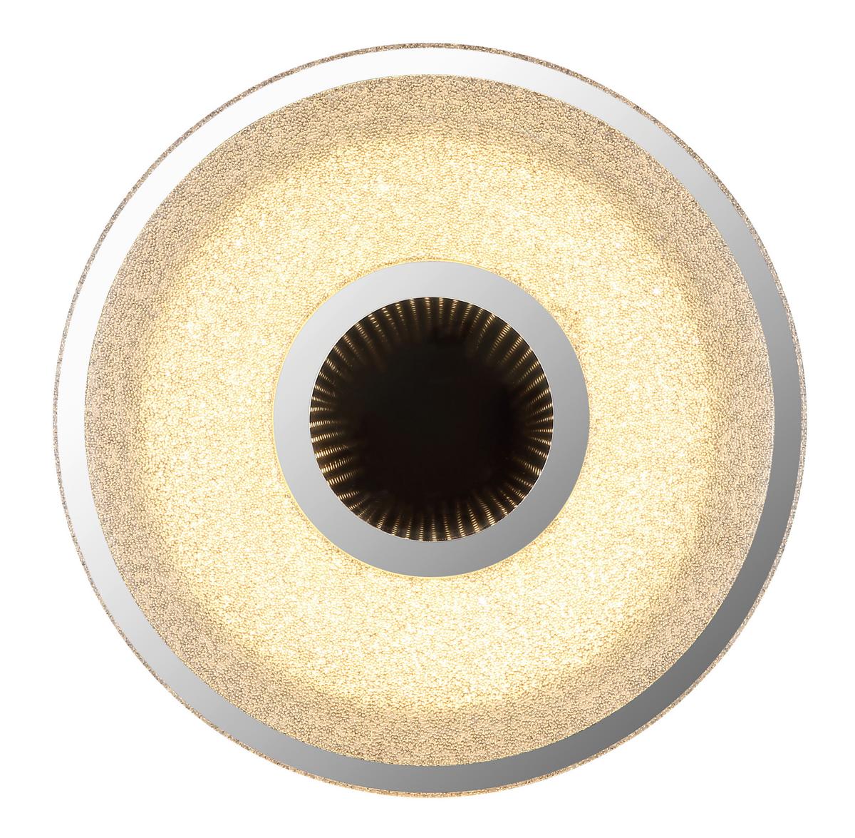 Led Stropna Svjetiljka Astania - bijela/siva, Basics, metal/plastika (38/6,5cm) - Globo