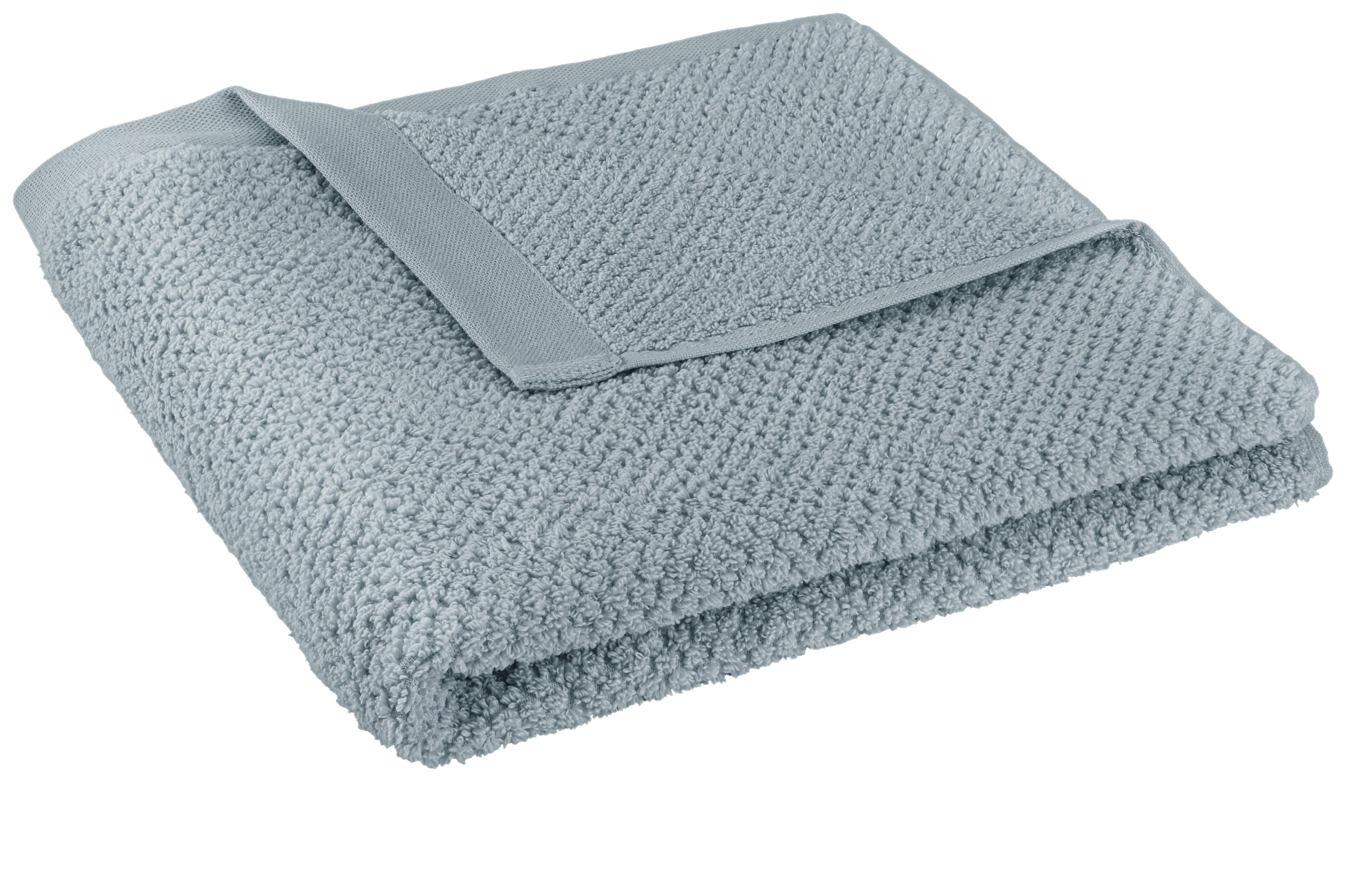 Duschtuch Luise in Blau ca. 70x140cm - Blau, Konventionell, Textil (70/140cm) - Modern Living