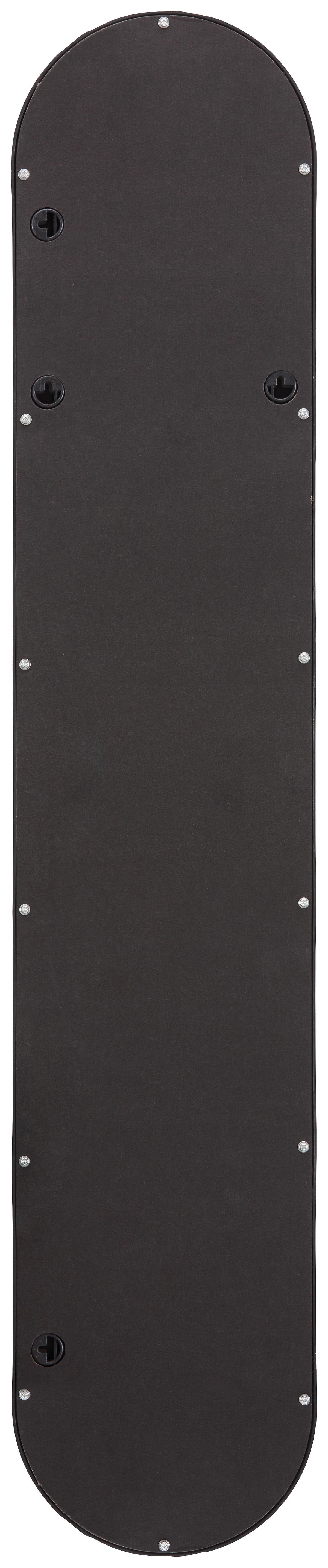 Oglindă MONI - negru, Modern, plastic/sticlă (20/101cm) - Modern Living