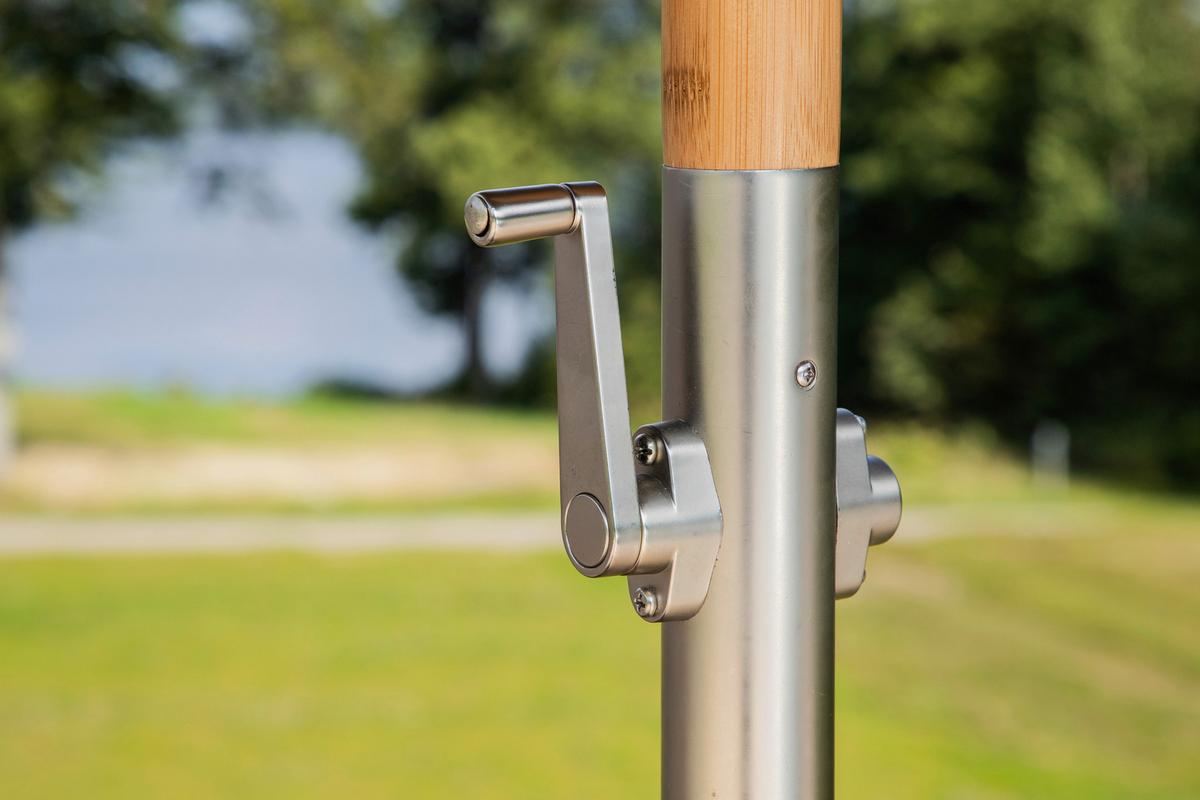 SONNENSCHIRM CEROX - Grau, KONVENTIONELL (270/250cm) - Gardenson