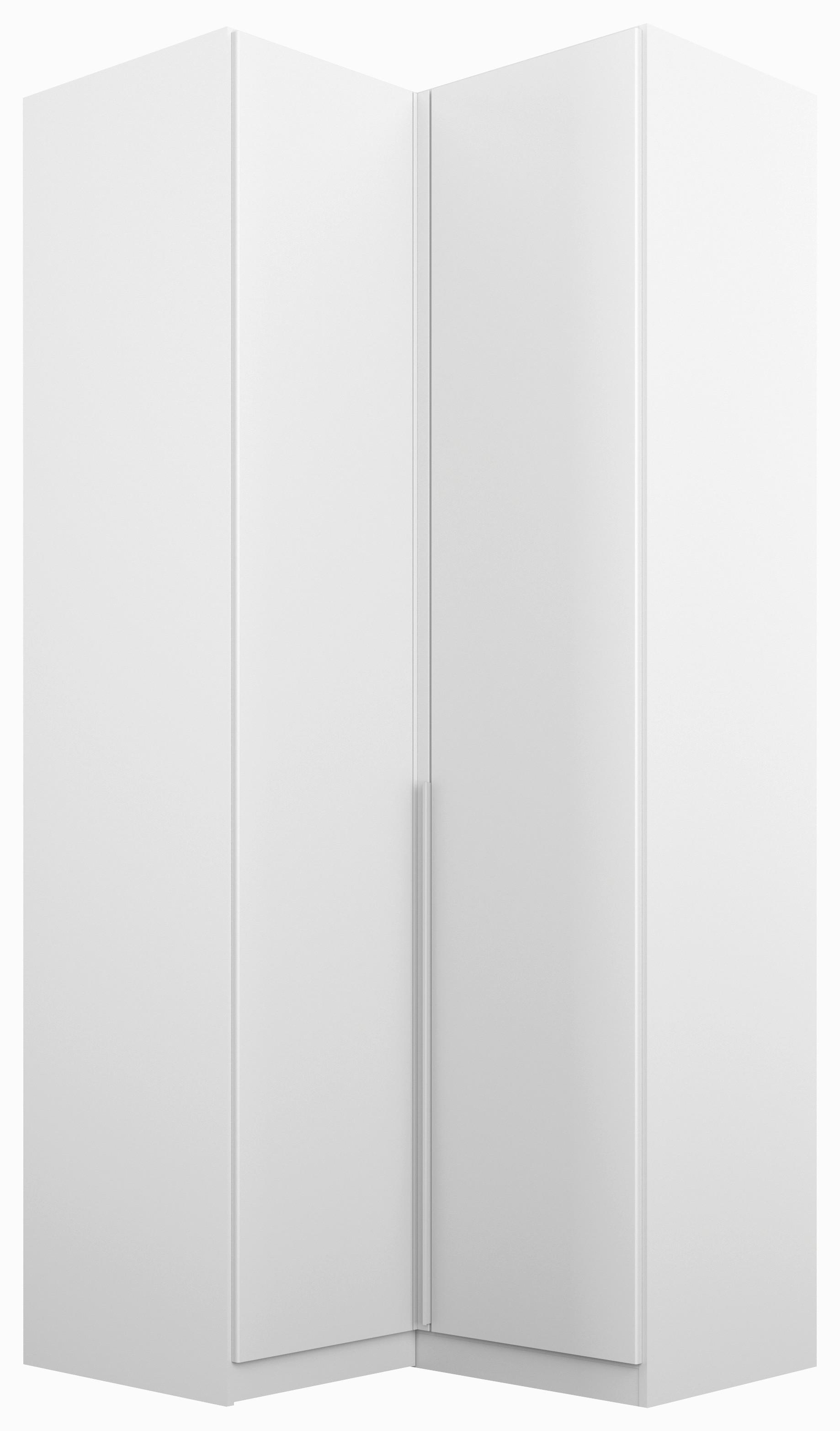 DULAP PE COLT ALABAMA - gri deschis/alb, Modern, material pe bază de lemn (100/229/102cm) - Modern Living