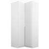 DULAP PE COLT ALABAMA - gri deschis/alb, Modern, material pe bază de lemn (100/229/102cm) - Modern Living