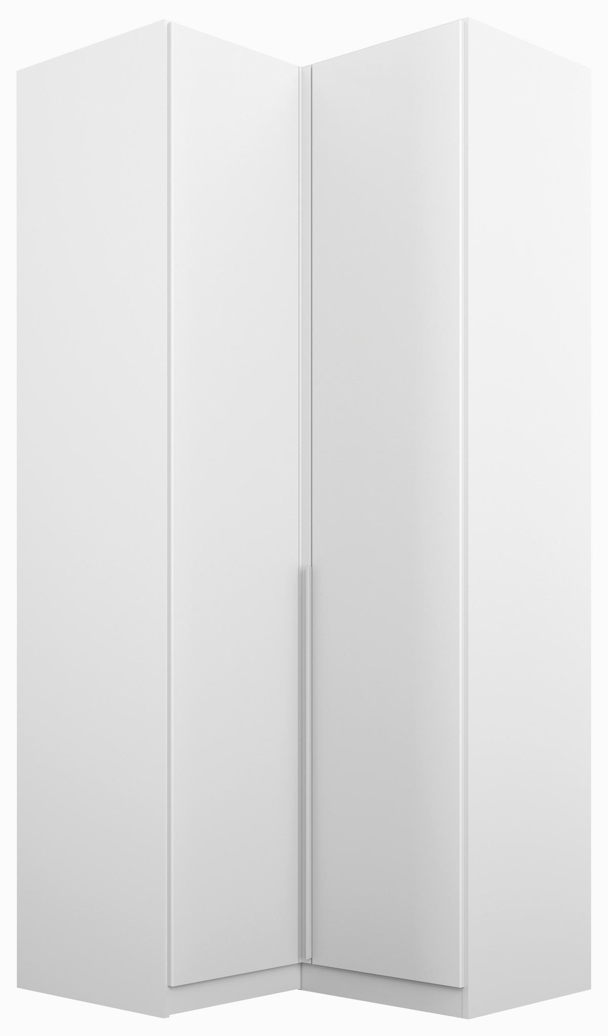 DULAP PE COLT ALABAMA - gri deschis/alb, Modern, material pe bază de lemn (100/229/102cm) - Modern Living