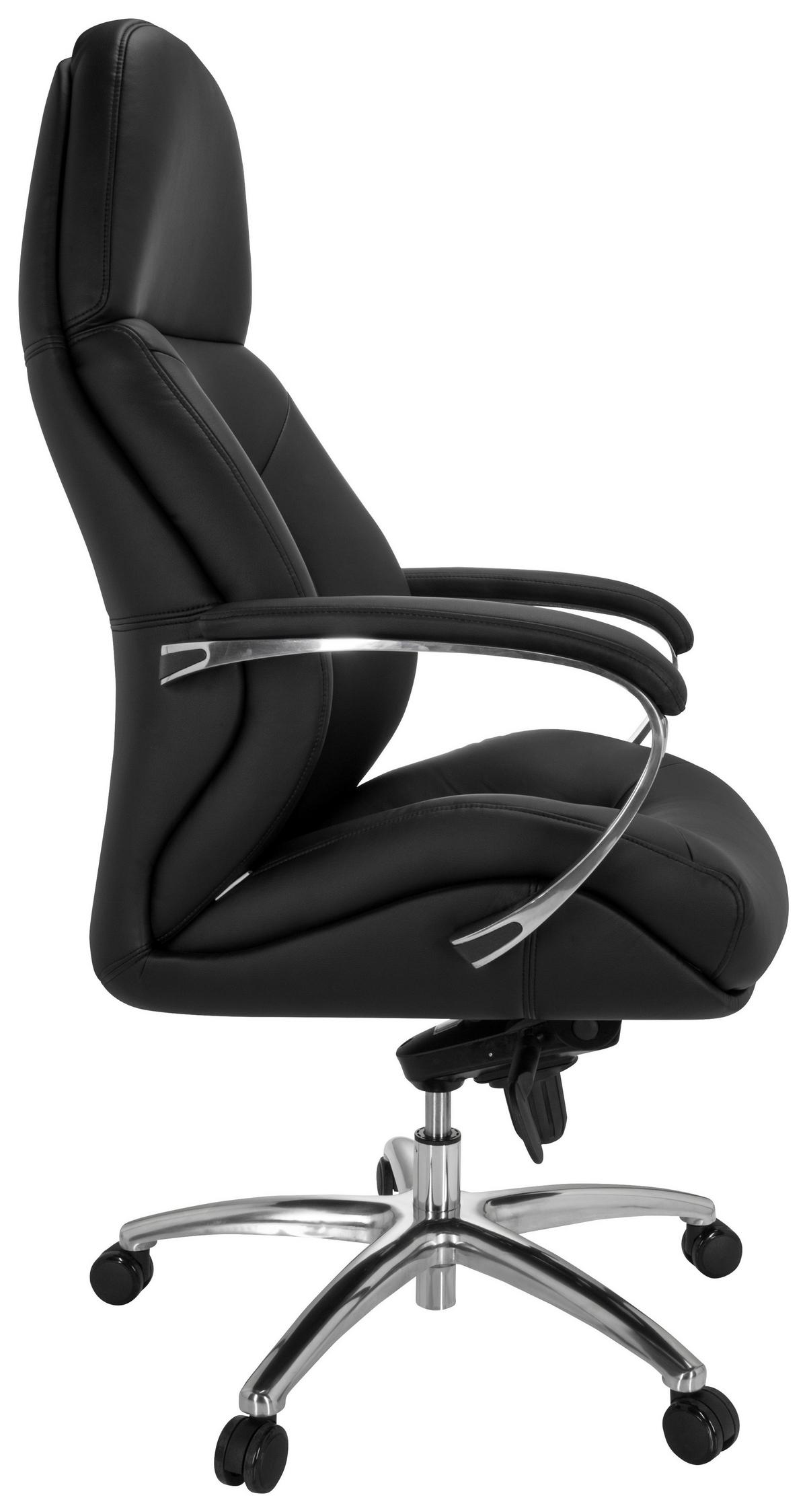 Pisarniški Stol Brenton Xxl, Črna - črna, Moderno, kovina/umetna masa (73/137/73cm) - MID.YOU
