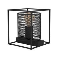 Tischleuchte 43774 'catterick' - Schwarz, Design, Metall (16,5/16,5/19cm) - Eglo