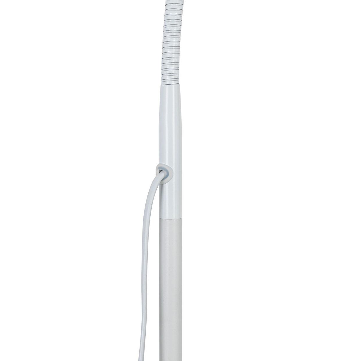 STEHLEUCHTE NOMP - Weiss, Lifestyle, Kunststoff/Metall (18/147cm) - Mömax