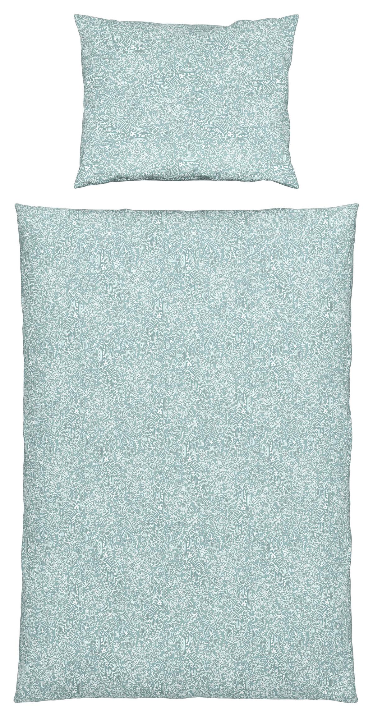 Ágyneműhuzat-garnitúra Layla - kék, Konventionell, textil (140/200cm) - Modern Living