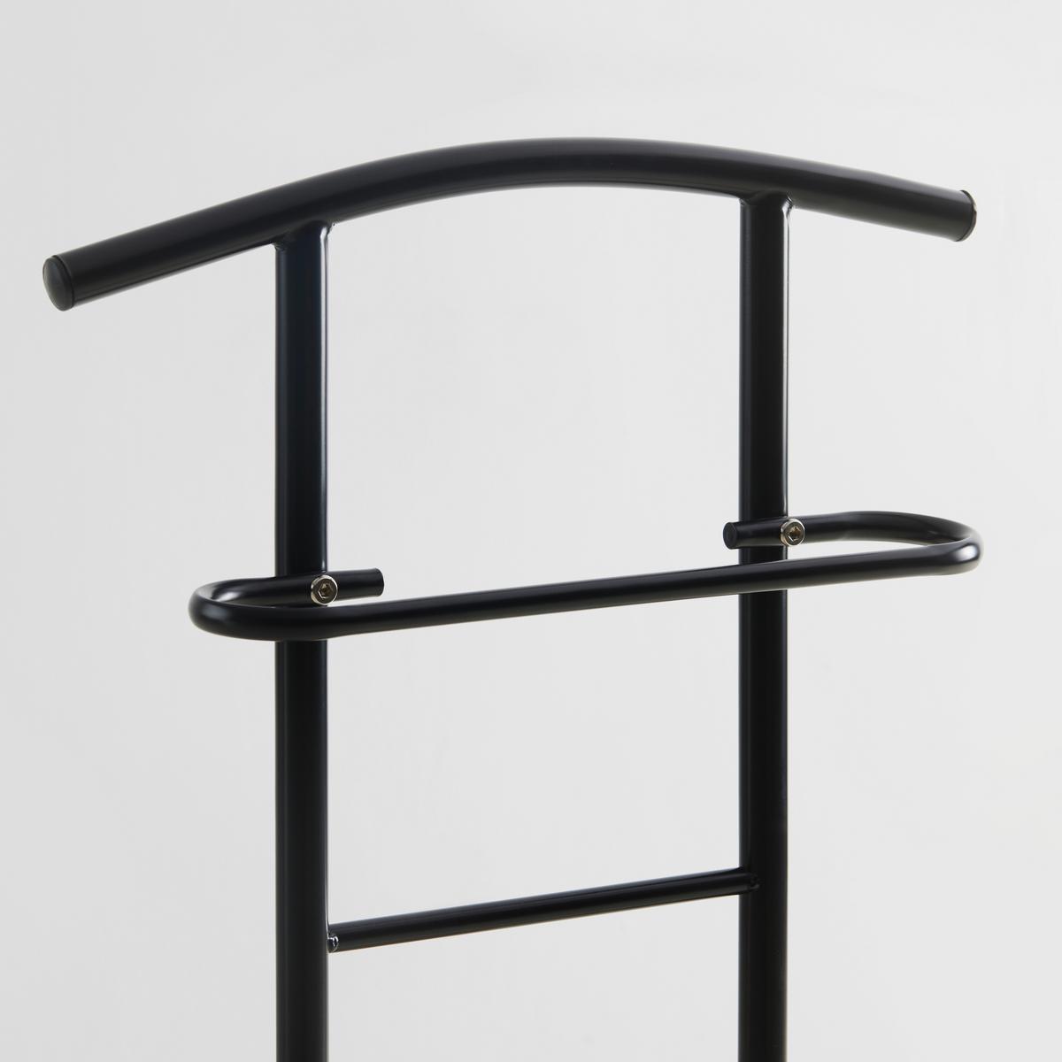 Kleiderständer in Schwarz/Eichefarben - Schwarz/Eiche San Remo, MODERN, Holzwerkstoff/Metall (46/109/46cm) - Mömax
