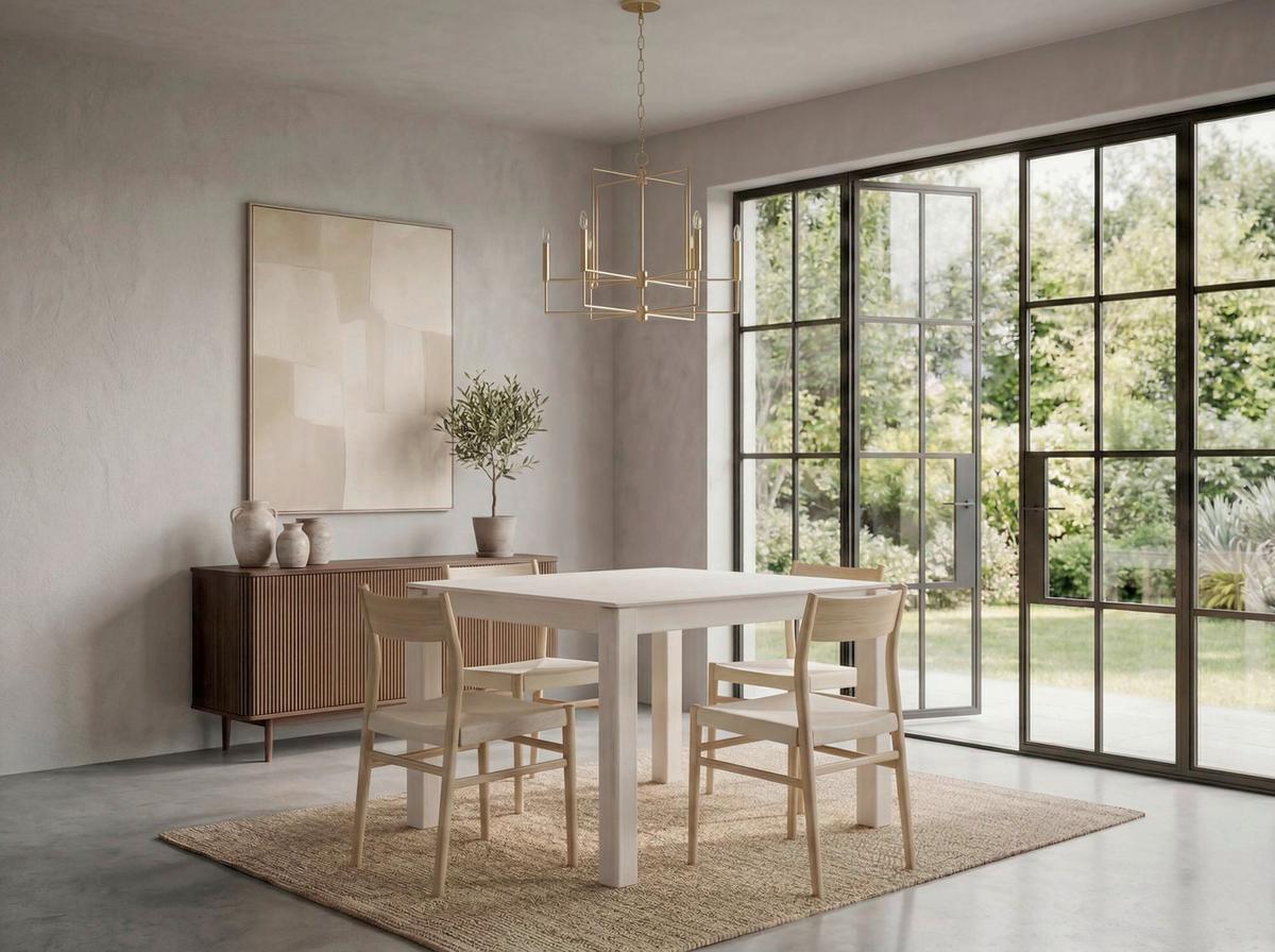 Esstisch Wl7.489 - Weiss, Design, Holz (80/75/80cm) - Livetastic