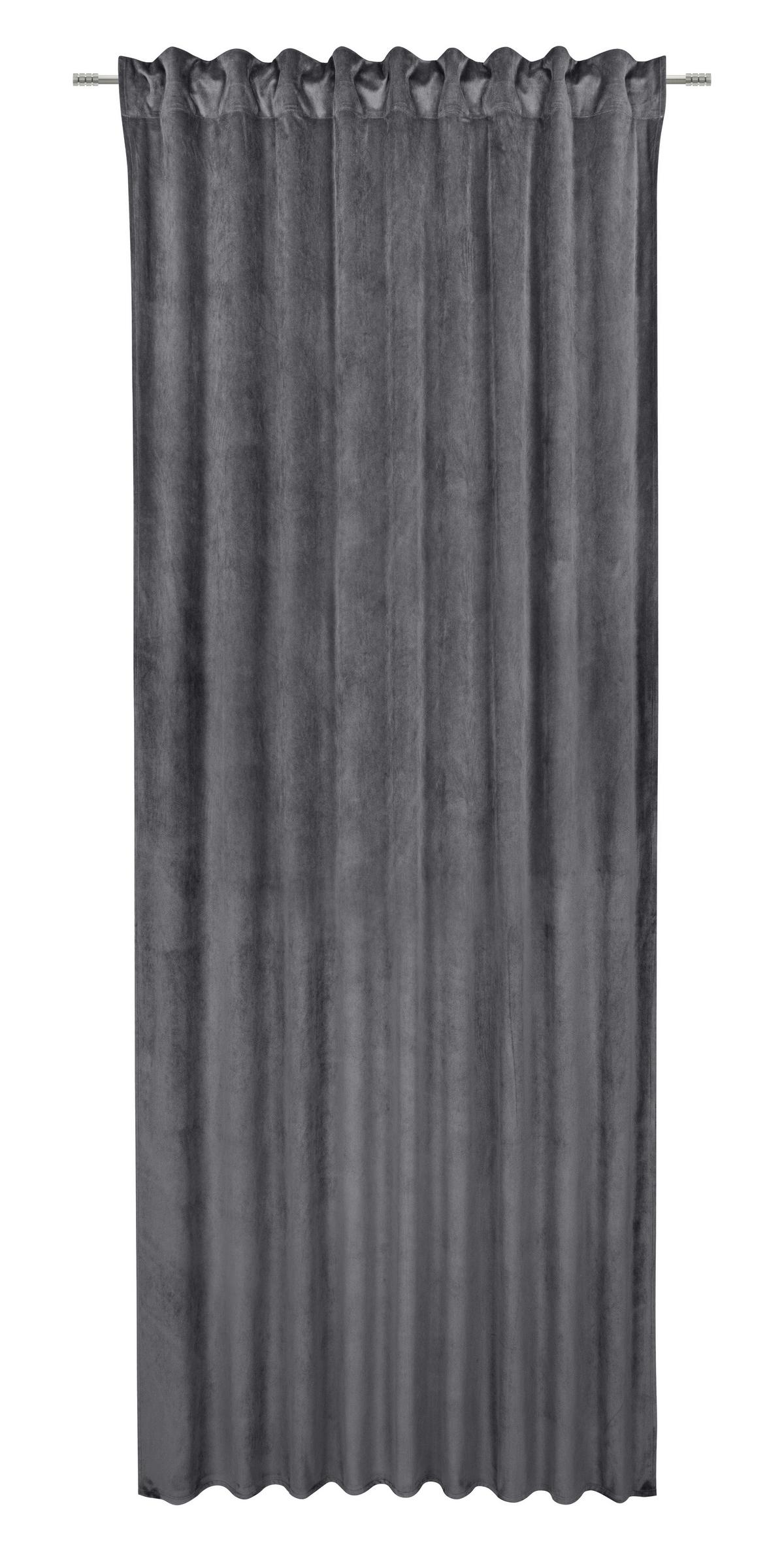 Draperie gata confecționată BIANCA - gri, Konventionell, textil (140/245cm) - Modern Living