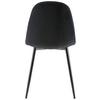 STOL LIO - svart, Modern, metall/trä (43/86/55cm) - Bessagi Home