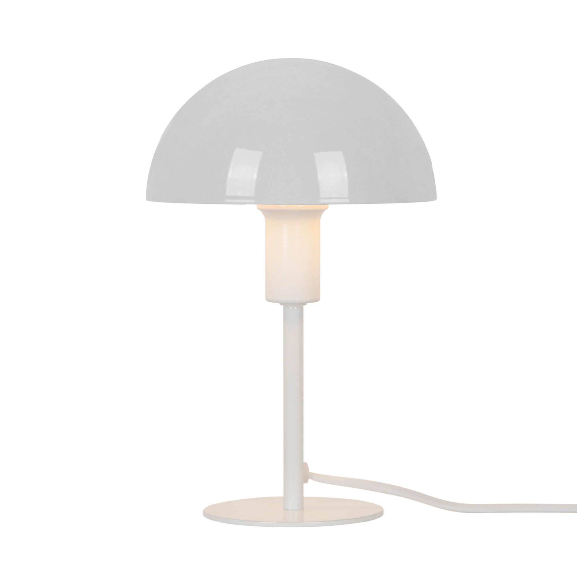 LAMPA STOŁOWA 2213745001 ELLEN MINI WEISS - biały, Design, metal (16/25cm)