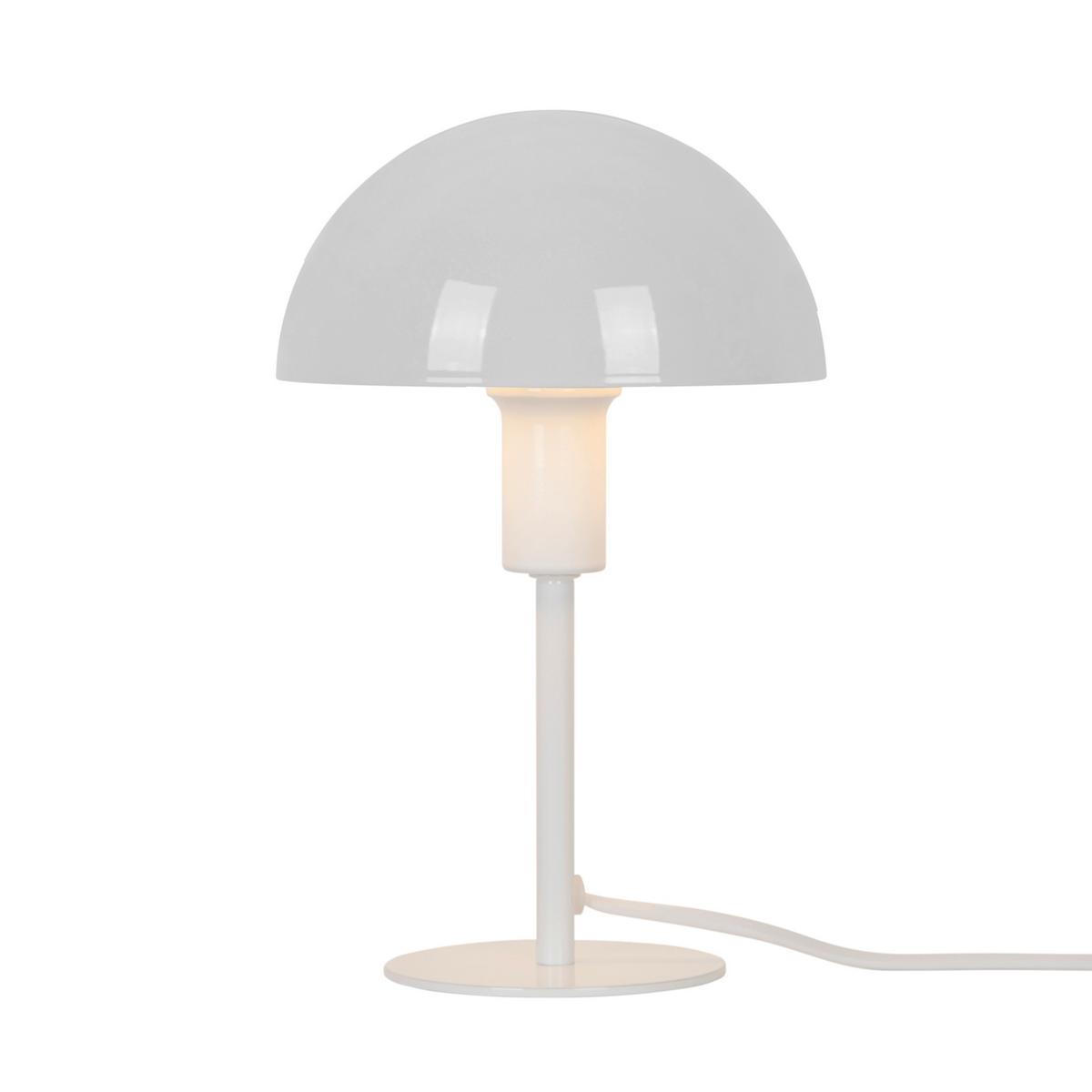 LAMPA STOŁOWA 2213745001 ELLEN MINI WEISS - biały, Design, metal (16/25cm)