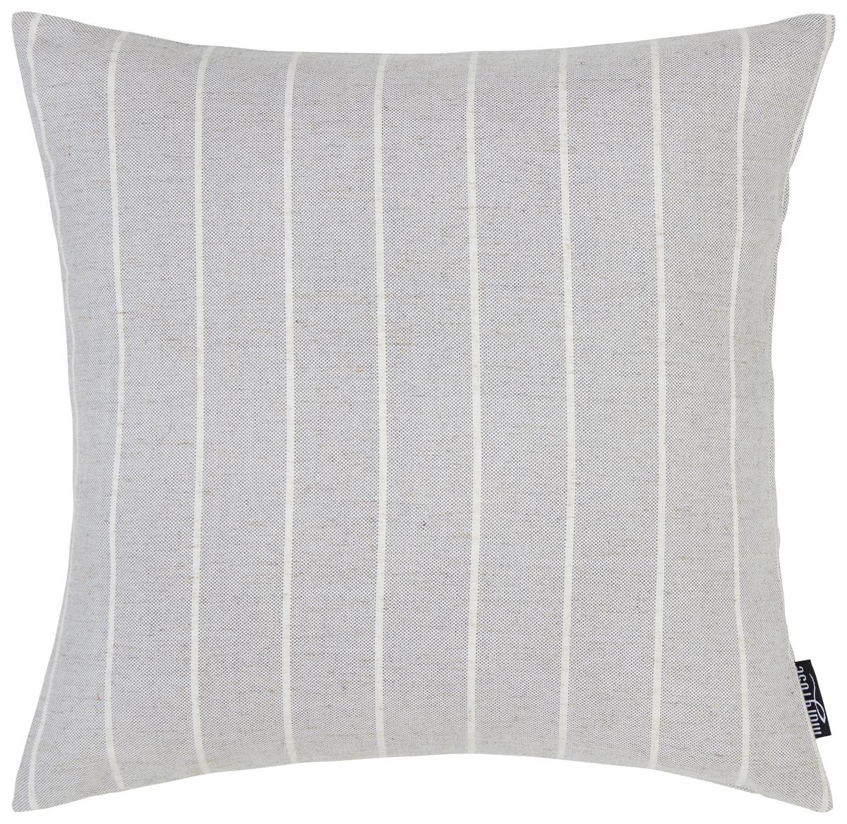 Zierkissen Sorelle in Hellgrau ca. 40x40cm - Hellgrau, MODERN, Textil (40/40cm) - Mary's