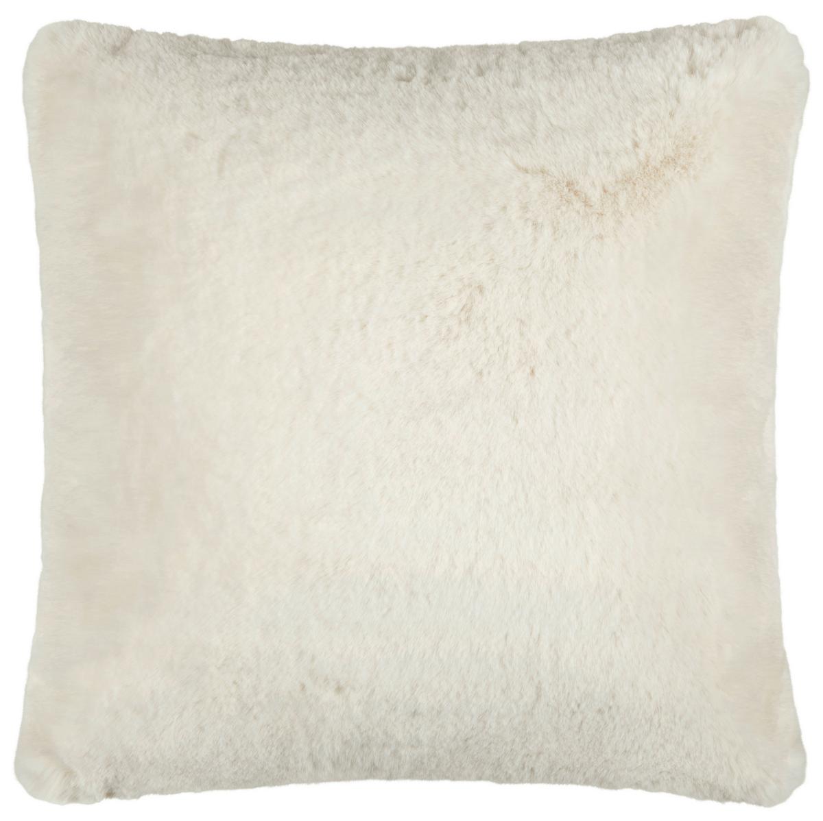 Krznena Blazina Liz - bela, Moderno, tekstil (45/45cm) - Premium Living