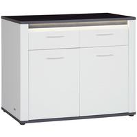 Comodă Alassio - alb/grafit, Modern, material pe bază de lemn (109/86,2cm) - Modern Living