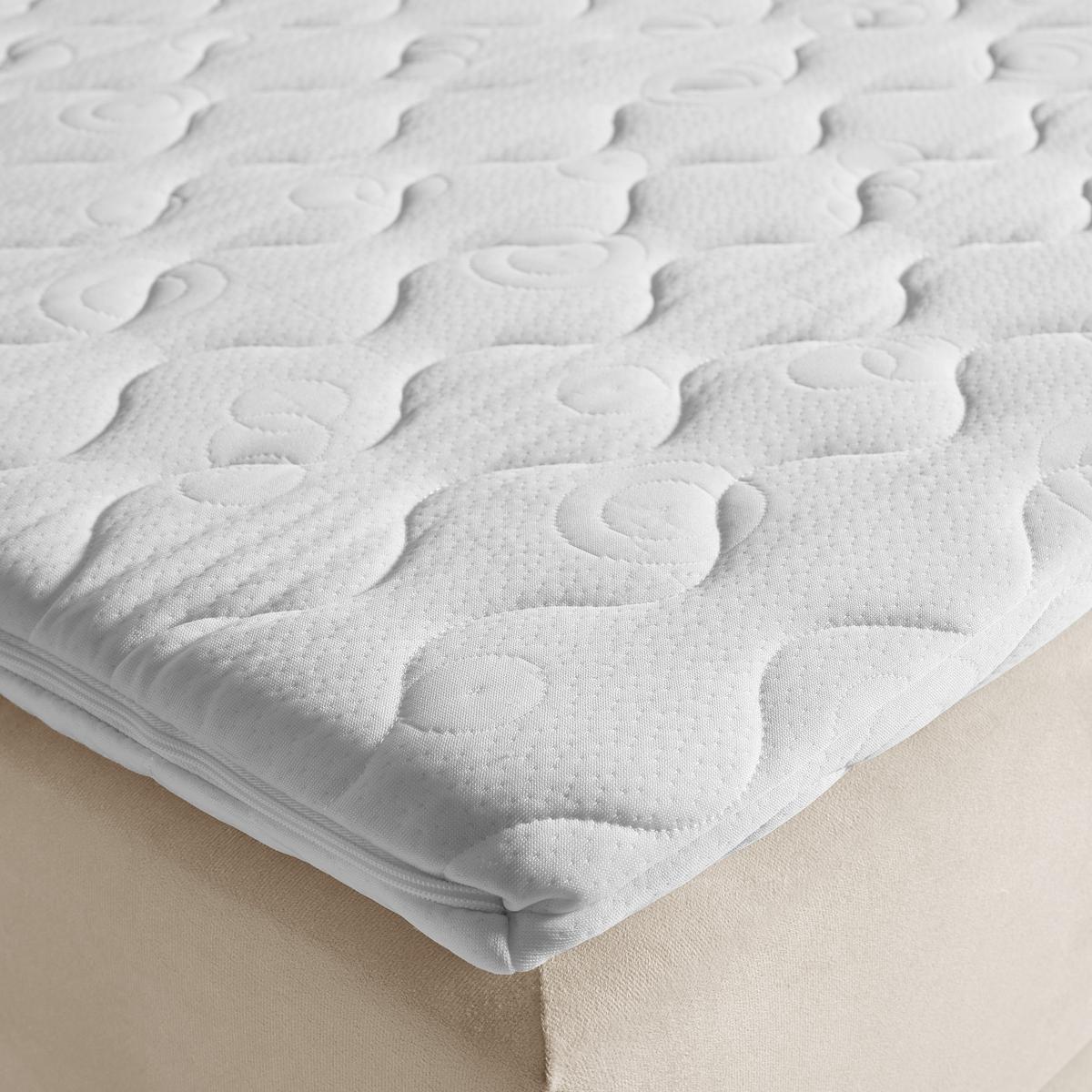 Boxbett Roma ca. 180x200 cm Beige mit Topper - Beige/Schwarz, MODERN, Holz/Textil (180/200cm) - Bessagi Home
