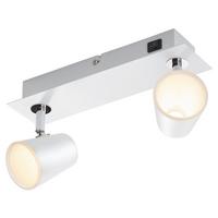 LAMPA REFLEKTOROWA LED 873170231 NARCOS - biały/kolor chromowy, Design, metal (9,5/28,5/16cm) - Trio Leuchten