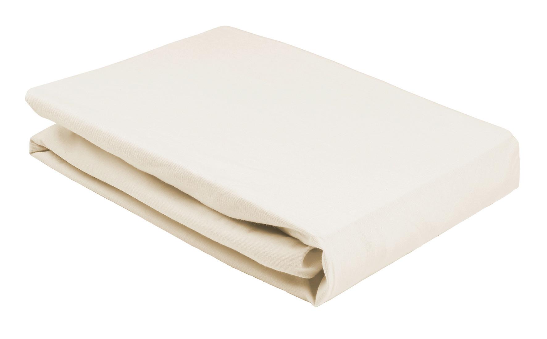 PRZEŚCIERADŁO Z GUMKĄ JOOP! - szampanowy, Basics, tkanina (100/200cm) - Joop!