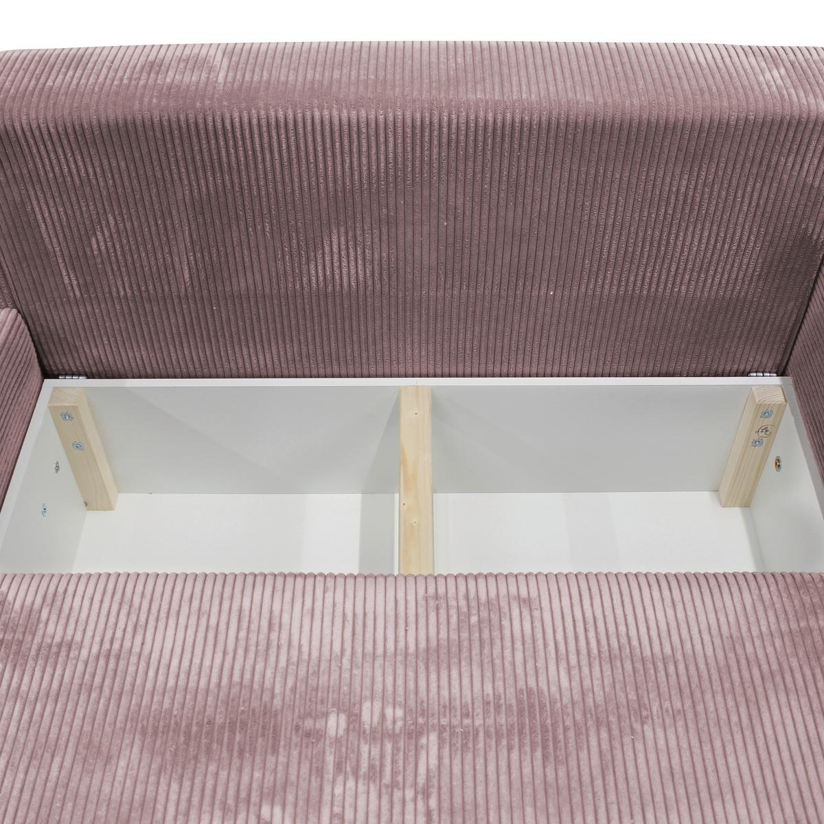 Coltar VOGUE - roz, Modern, textil (176/90/277cm) - Modern Living