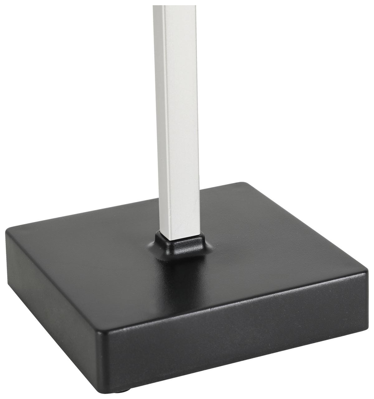 LED-Dekoleuchte Gopi Schwarz max. 1,5 Watt - Silberfarben/Schwarz, Romantik / Landhaus, Kunststoff/Metall (10,5/26cm) - Modern Living
