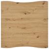BARBORD STUARD 2 - svart/naturfärgad, Modern, metall/trämaterial (80/108/80cm) - Mömax