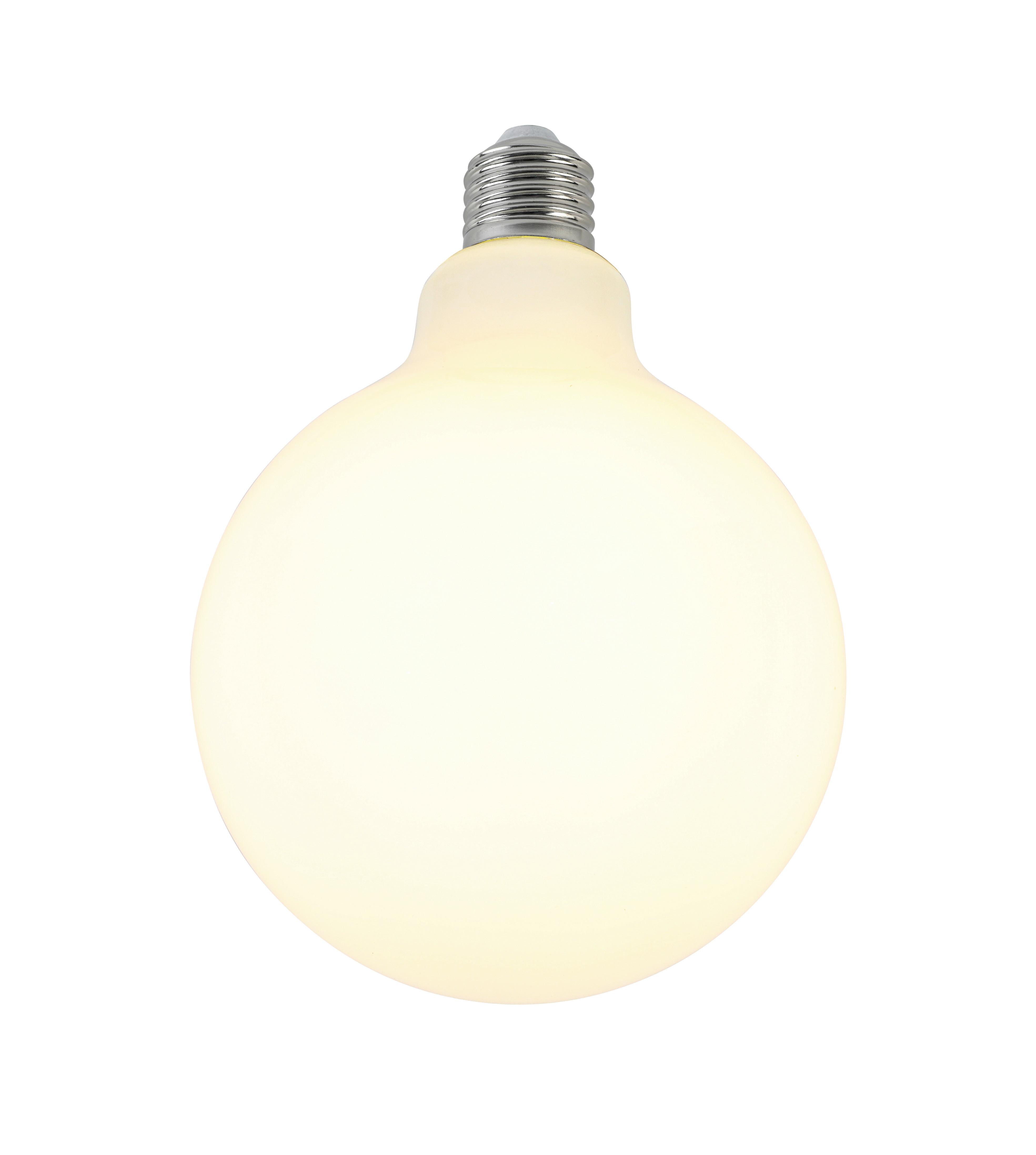 LED-LJUSKÄLLA EMOP - vit, Romantik / Lanthus, metall/glas (12,5/17,7cm) - Mömax