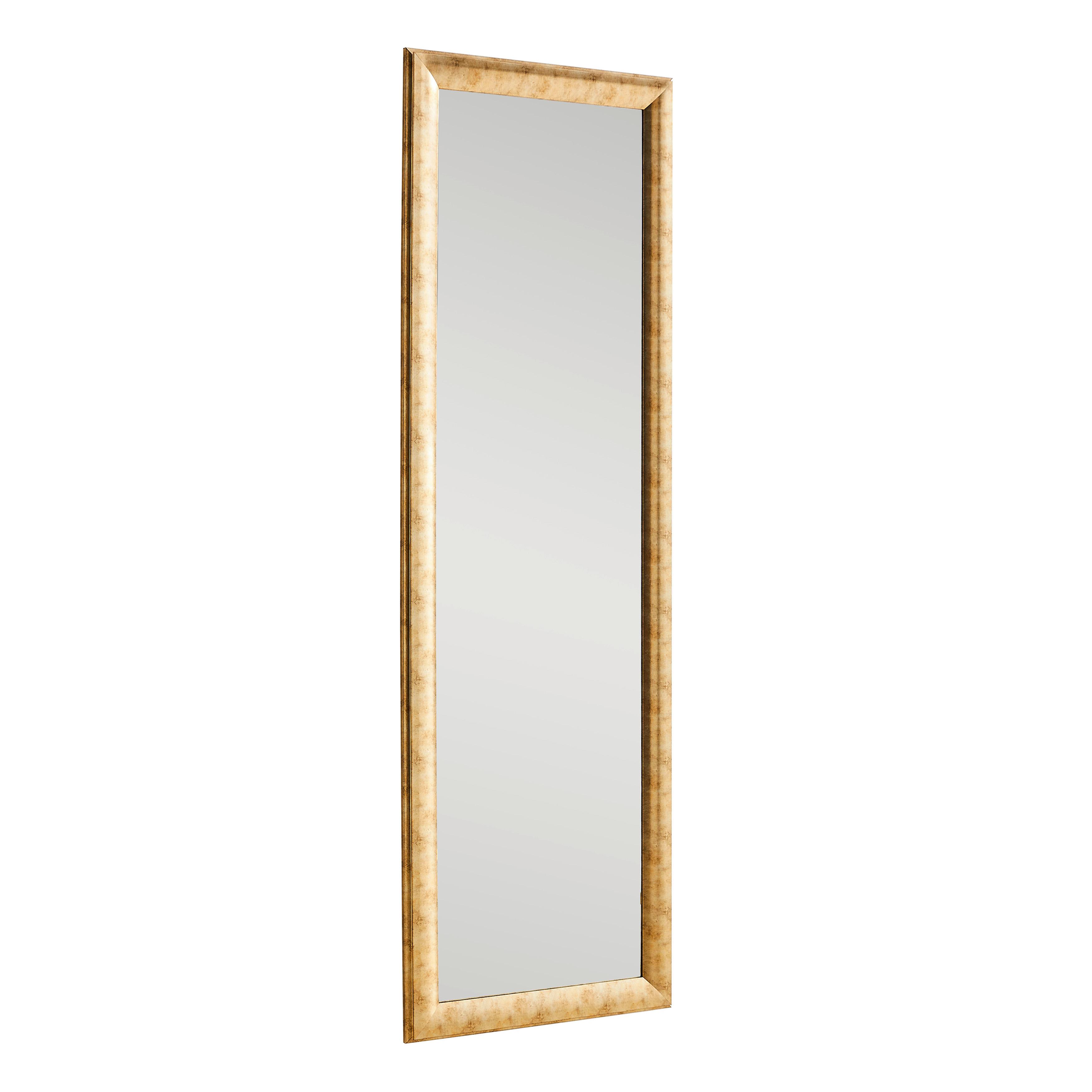 Stensko Ogledalo Olli, Zlata, 51x161 Cm - zlate barve, Trendi, steklo/leseni material (51/161cm) - Mömax