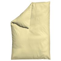Bettdeckenbezug Woven Satin Gelb ca. 135-140x200cm - Gelb, Basics, Textil (135-140/200cm) - Schlafgut