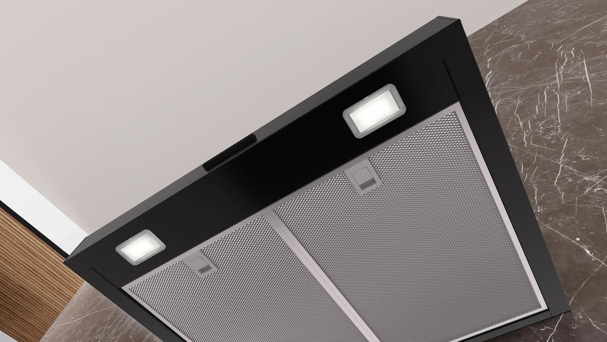 Dunstabzugshaube LC65BCC60 Schwarz - Schwarz, MODERN, Metall (59,8/80,3-94,3/50cm) - Siemens