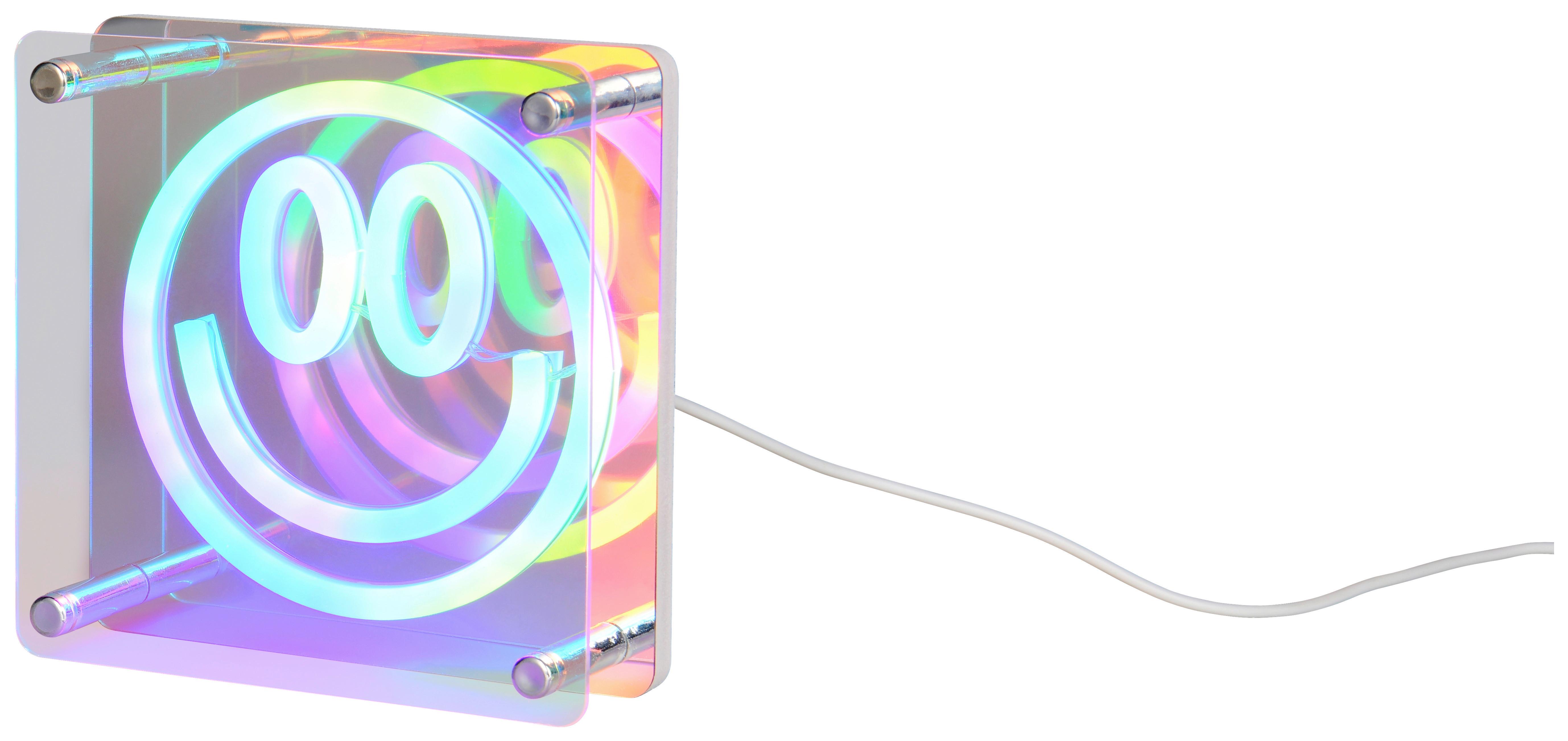 LED-DEKORATIONSLAMPA HELGA - transparent, Modern, metall/plast (14,5/14,5/5cm) - Mömax