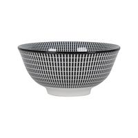 Müslischale Shiva Schwarz/Weiß - Schwarz/Weiß, LIFESTYLE, Keramik (15,5/7cm) - Mömax