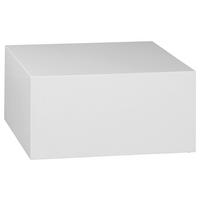 Couchtisch in Weiss 'Monoblock' - Weiß, MODERN, Holzwerkstoff (60/30/60cm) - MID.YOU