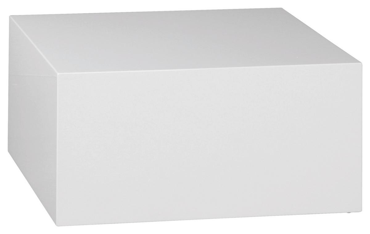 Klubska Miza Monobloc - bela, Moderno, leseni material (60/30/60cm) - MID.YOU