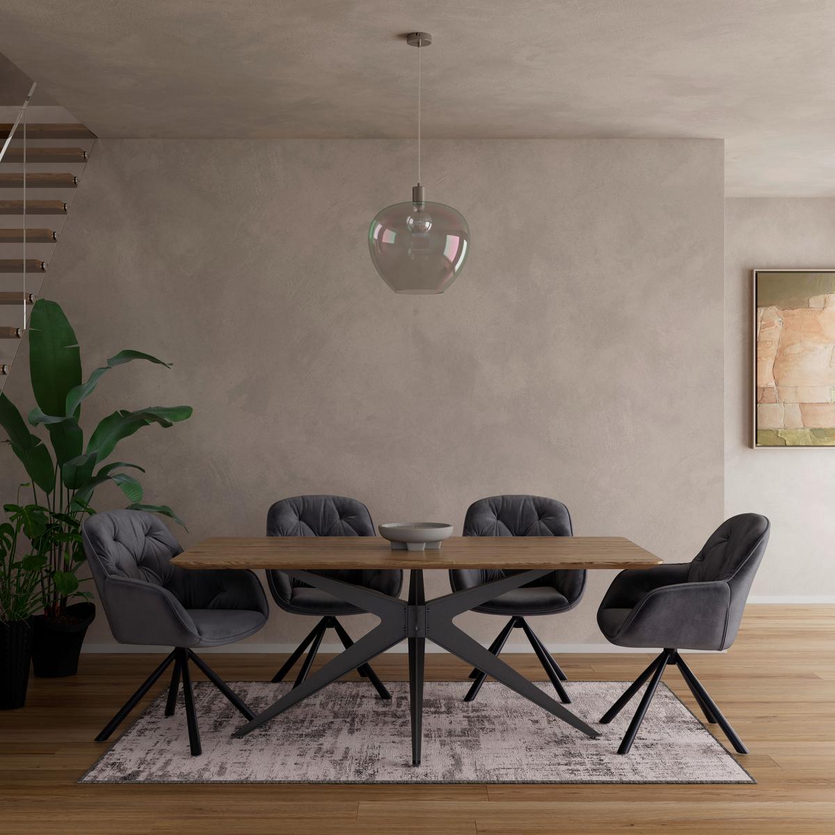 Függőlámpa Reni 1 Égős - Pezsgő/többszínű, Modern, műanyag/üveg (40/120cm)