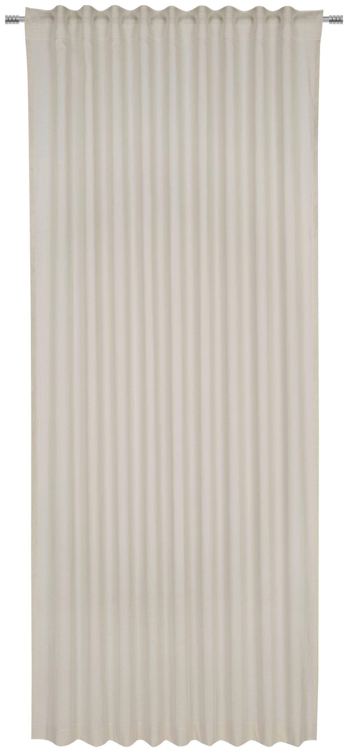 ZASŁONA GOTOWA ELINA - taupe, Basics, tkanina (140/255cm) - Bio:Vio