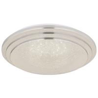 Led Stropna Svjetiljka Aley - bijela/opalna, Basics, metal/plastika (40/9,5cm) - Globo