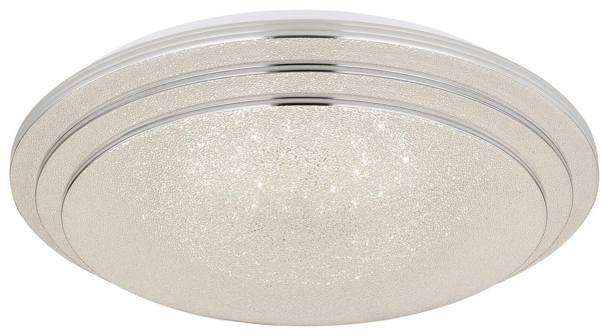 Led Stropna Svjetiljka Aley - bijela/opalna, Basics, metal/plastika (40/9,5cm) - Globo