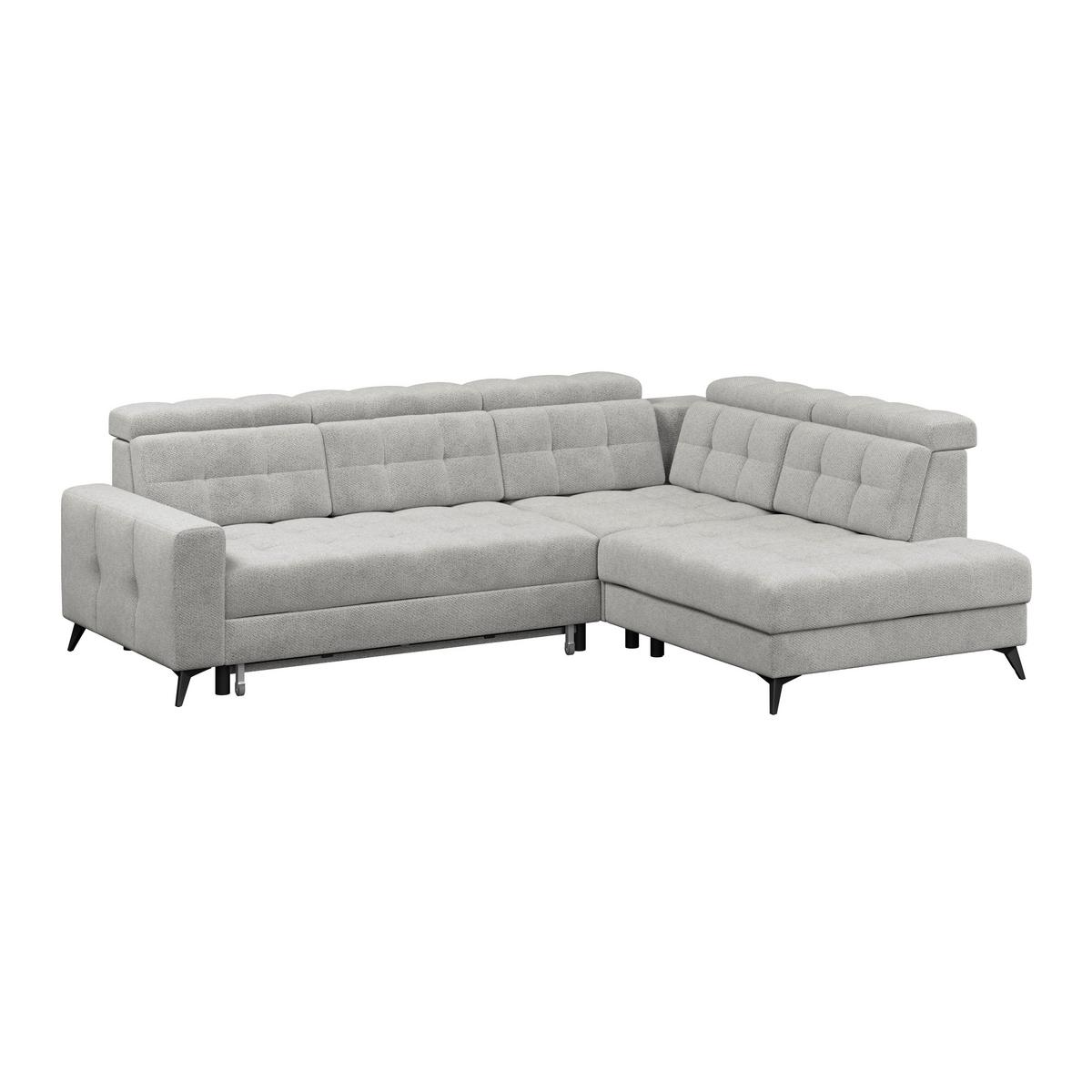 Coltar BARLETTA - gri deschis, Romantik / Landhaus, textil (289/228cm) - Luca Bessoni