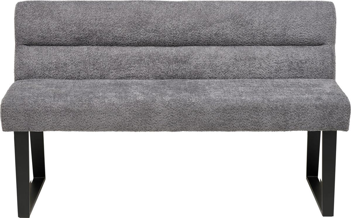 ŁAWKA KEA - ciemnoszary/czarny, Konventionell, metal/tkanina (140/83/61cm) - MID.YOU