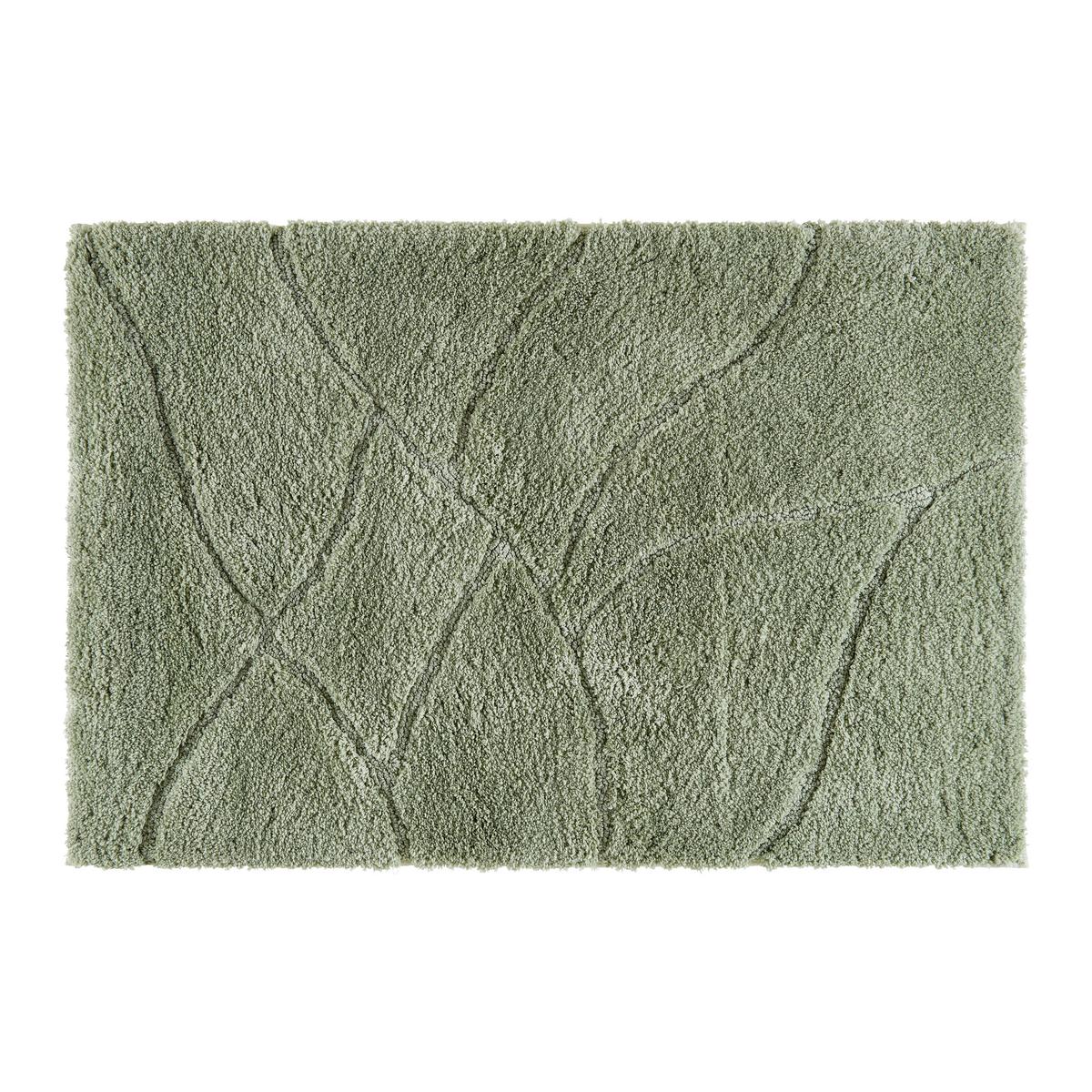 Badematte Leave Hellgrün ca. 60x90cm - Hellgrün, MODERN, Textil (60/90cm) - Modern Living